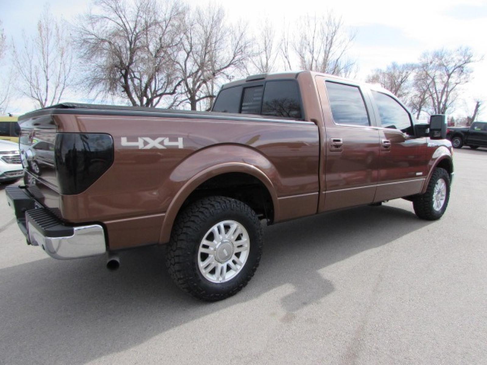 2011 Bronze /Black Ford F-150 Lariat SuperCrew (1FTFW1ETXBF) with an 3.5 Ecocoost Twin Turbo V6 engine, 6 speed automatic transmission, located at 4562 State Avenue, Billings, MT, 59101, (406) 896-9833, 45.769516, -108.526772 - 2011 Ford F-150 Lariat SuperCrew 6.5-ft. Bed 4WD - Montana truck! 3.5L V6 Ecoboost Twin Turbo Engine - 6 speed automatic transmission - 4WD - 143,027 miles - Longbox Lariat Edition - climate control - tilt steering wheel - cruise control - bluetooth audio - Microsoft SYNC to pair your devices and - Photo #3